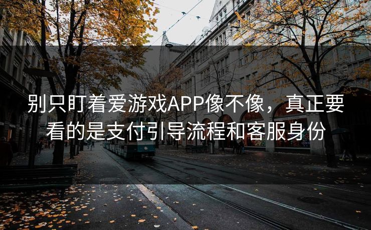 别只盯着爱游戏APP像不像，真正要看的是支付引导流程和客服身份